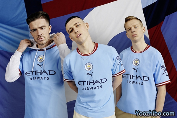 2022-23赛季<a href=/zuqiuyouguan/mancheng/ target=_blank class=infotextkey>曼城</a>主场球衣一览