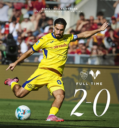 罗马2-0维罗纳,多夫比克闪击苏莱锁胜,红狼5轮4胜跃居次席