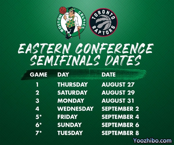 <a href=/lanqiuyouguan/celtics/ target=_blank class=infotextkey>凯尔特人</a>vs<a href=/lanqiuyouguan/raptors/ target=_blank class=infotextkey>猛龙</a>次轮对阵表出炉