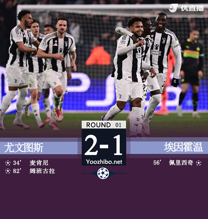尤文图斯vs埃因霍温