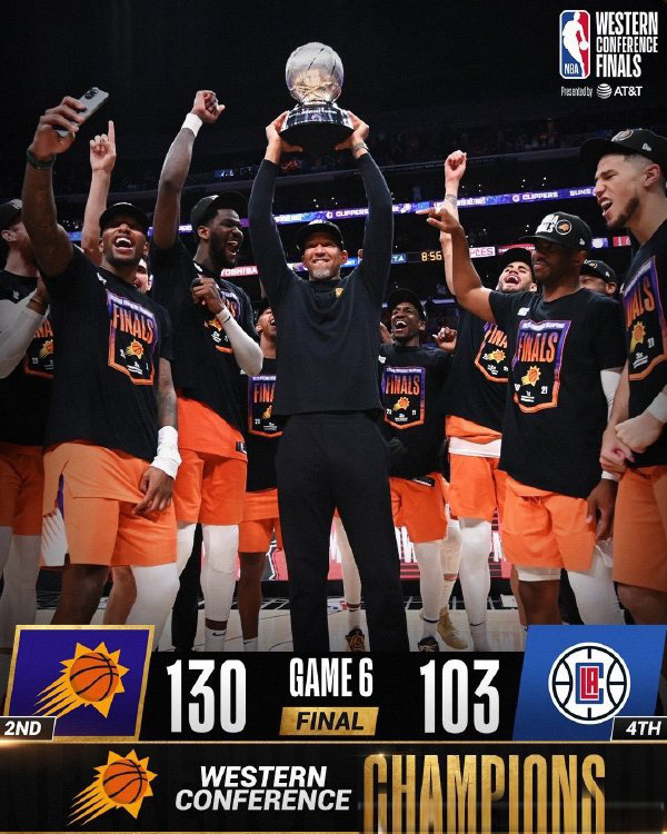 太阳130-103大胜快船 保罗41+8 艾顿16+17 布克22+7